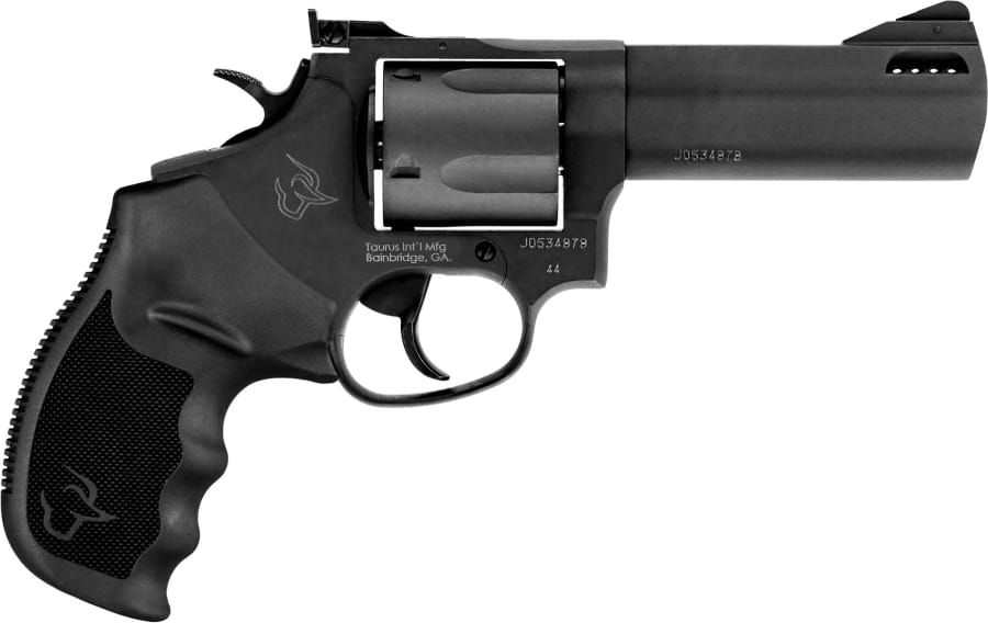 Taurus 44 Tracker 44 Rem Mag Revolver, 5 rd, 4" barrel, Black