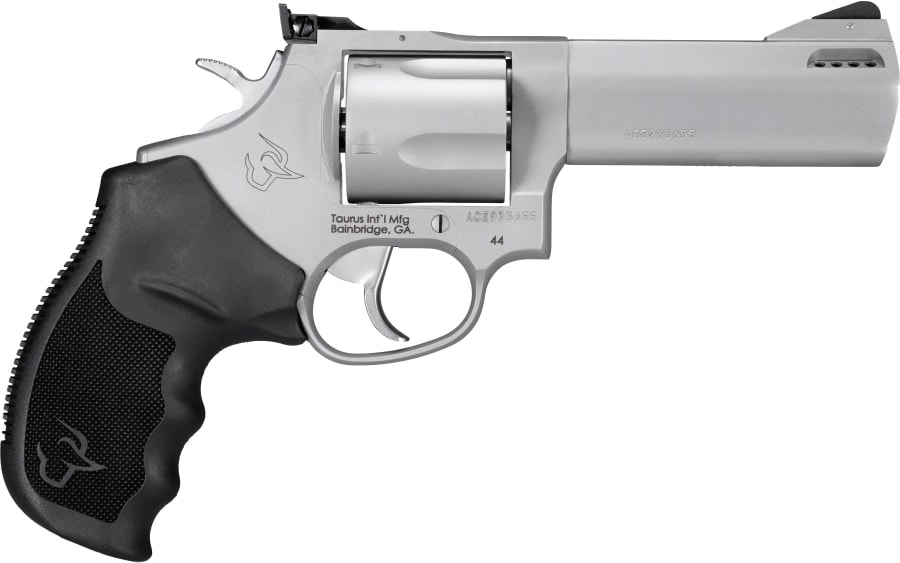 Taurus 44 Tracker 44 Rem Mag Revolver, 5 rd, 4" barrel, Stainless Steel