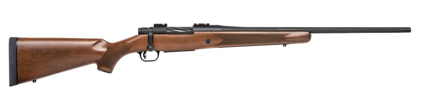 Mossberg Patriot 243 Win Bolt Action Rifle, 5+1 rd, 22" barrel, Blue, Fluted Barrel (Model 27835)