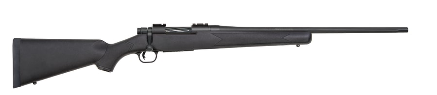 Mossberg Patriot 243 Win Bolt Action Rifle, 5+1 rd, 22" barrel, Blue, Fluted Barrel (Model 27838)