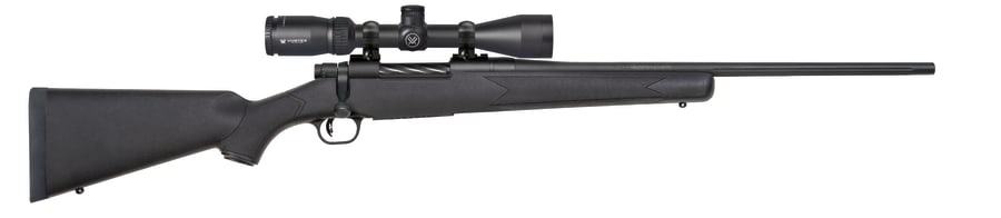 Mossberg Patriot 270 Win Bolt Action Rifle, 5+1 rd, 22" barrel, Blue, Vortex 3-9x40mm Scope Included (Model 27934)