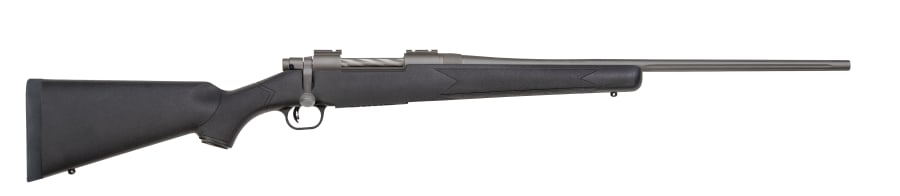 Mossberg Patriot 22-250 Rem Bolt Action Rifle, 5+1 rd, 22" barrel, Stainless Steel, Fluted Barrel