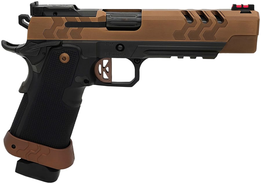 Kimber 2K11 Target OR 45 Auto Pistol, 13+1 rd, 5" barrel, Optic Ready, Black/Brown