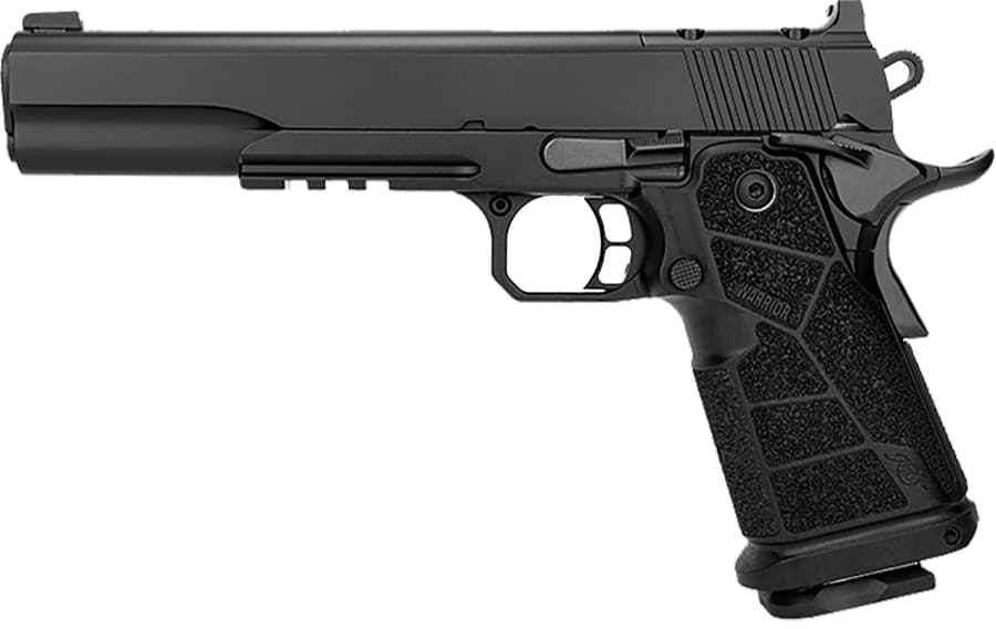 Kimber 1911 DS Warrior LS 10mm Auto Pistol, 18+1, 15+1 rd, 6" barrel, Optic Ready, Black