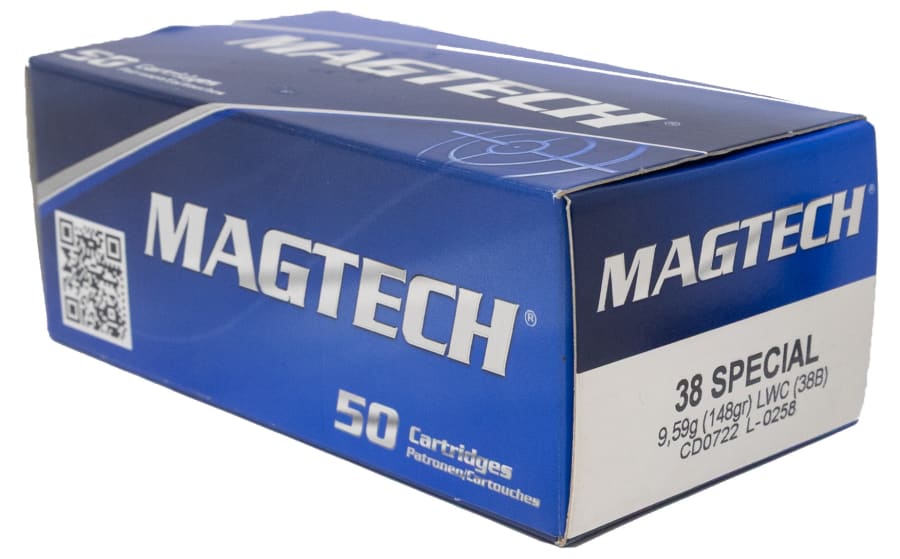 Magtech Pistol 38 Spl, 148 gr Lead Wad Cutter, 50 rounds