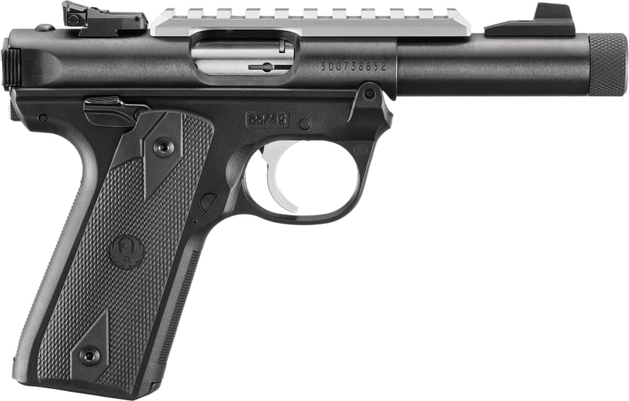 Ruger Mark IV 22/45 22 LR Pistol, 10+1 rd, 4.4" barrel, Black