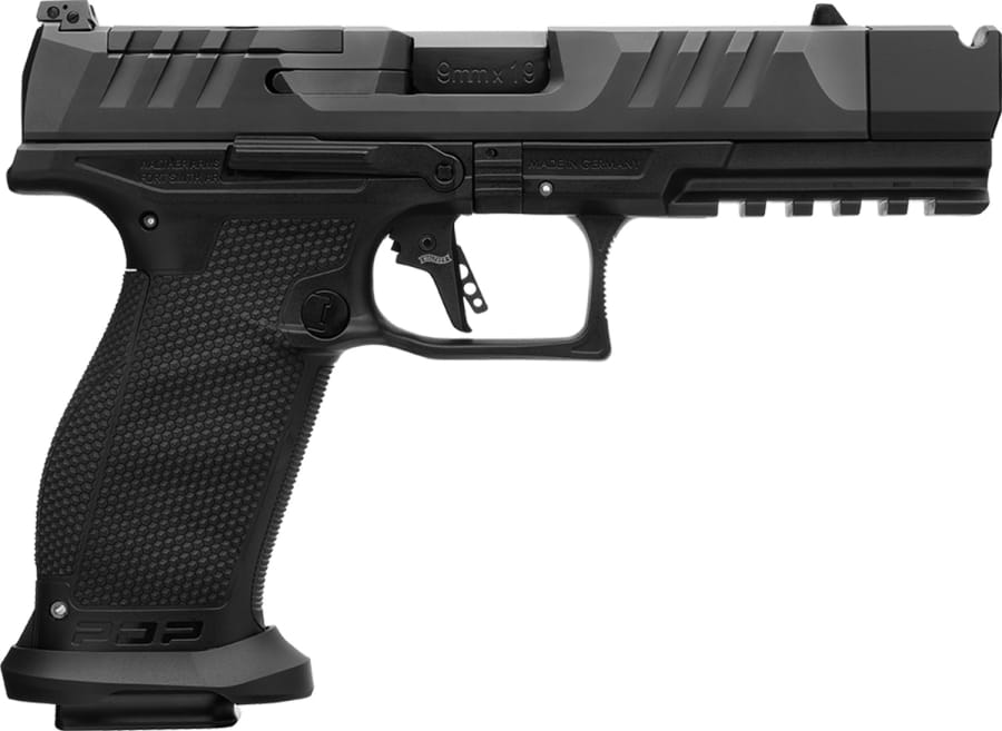 Walther Arms PDP PRO-X PMM 9mm Luger Pistol, 10+1 rd, 5" barrel, Black