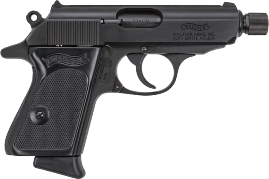 Walther Arms PPK SD 32 Auto Pistol, 6+1 rd, 3.3" barrel, Black