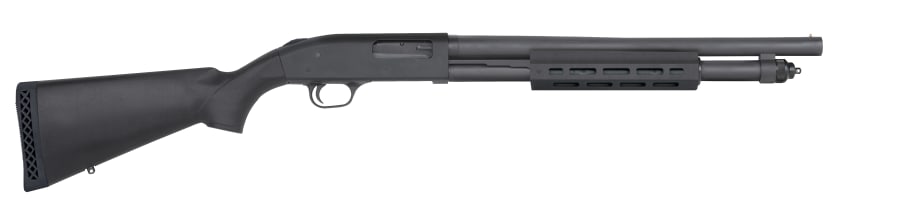 Mossberg 590A1 Mil-Spec 12 Gauge Pump Action Shotgun, 6+1 rd, 18.5" barrel, Black (Model 50766)
