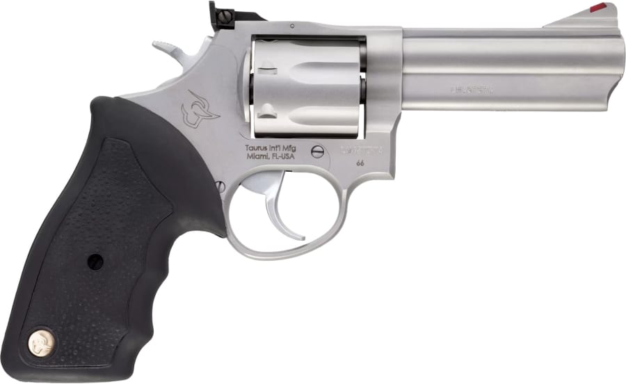 Taurus 66 357 Mag Revolver, 7 rd, 4" barrel, Stainless Steel