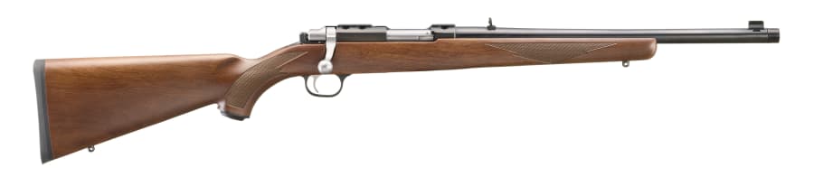 Ruger 77/44 44 Rem Mag Bolt Action Rifle, 4+1 rd, 16.6" barrel, Blue (Model 7428)