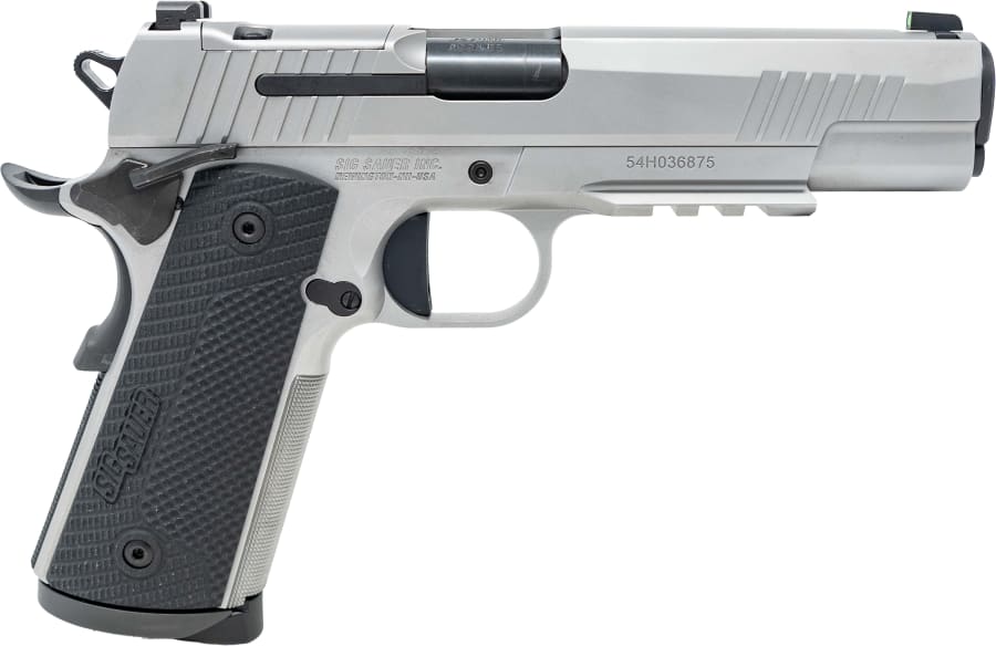 Sig Sauer 1911 XSeries 45 Auto Pistol, 8+1 rd, 5" barrel, Stainless Steel