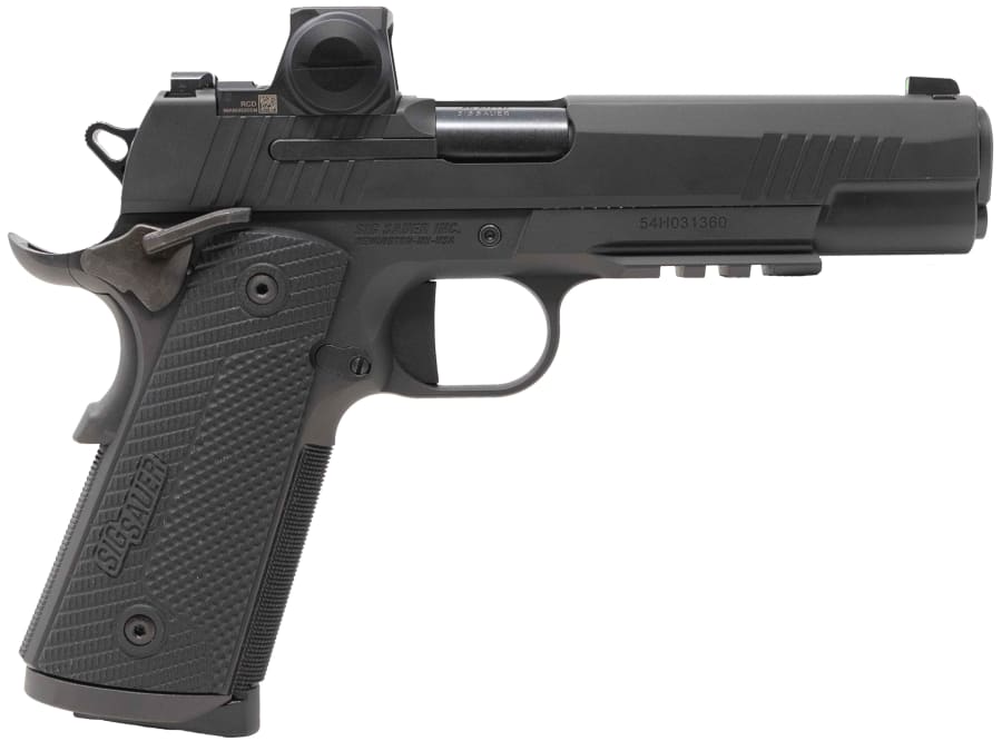 Sig Sauer 1911 XSeries Romeo-X 45 Auto Pistol, 8+1 rd, 5" barrel, Black