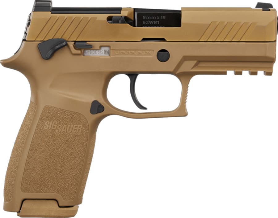 Sig Sauer M18 Commercial Carry-Size 9mm Luger Pistol, 10+1 rd, 3.9" barrel, Brown