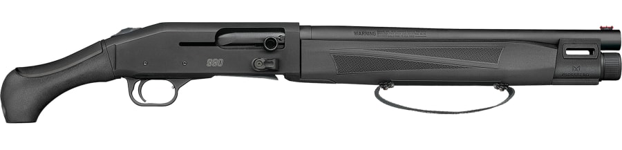 Mossberg 990 Aftershock 12 Gauge Semi-Automatic Shotgun, 5+1 rd, 14.75" barrel, Black (Model 83001)