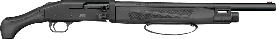 Mossberg 990 Aftershock 12 Gauge Semi-Automatic Shotgun, 5+1 rd, 18.5" barrel, Black