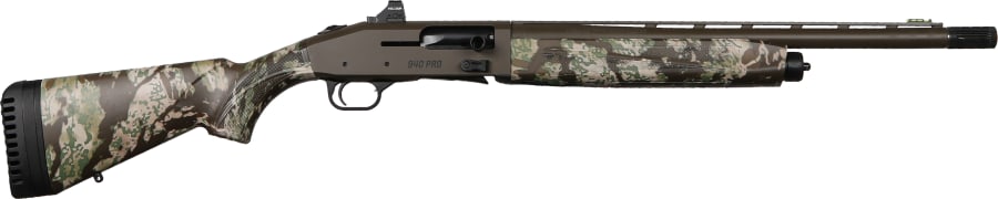 Mossberg 940 Sporting 12 Gauge Pump Action Shotgun, 4+1 rd, 18.5" barrel, Brown, Kryptek Obskura Transitional