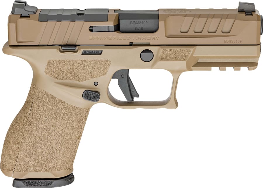 Springfield Armory USA Echelon Compact 9mm Luger Pistol, 15+1 rd, 4" barrel, Brown
