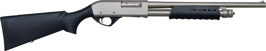 GForce Arms GF3PDN 12 Gauge Pump Action Shotgun, 4+1 rd, 18.5" barrel, Nickel, Davidson's Exclusive