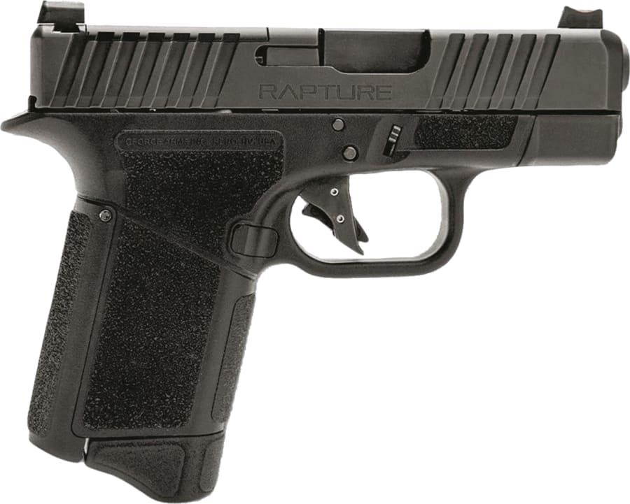 GForce Arms GF9 Rapture Pro 9mm Luger Pistol, 12+1 rd, 3.25" barrel, Optic Ready, Black