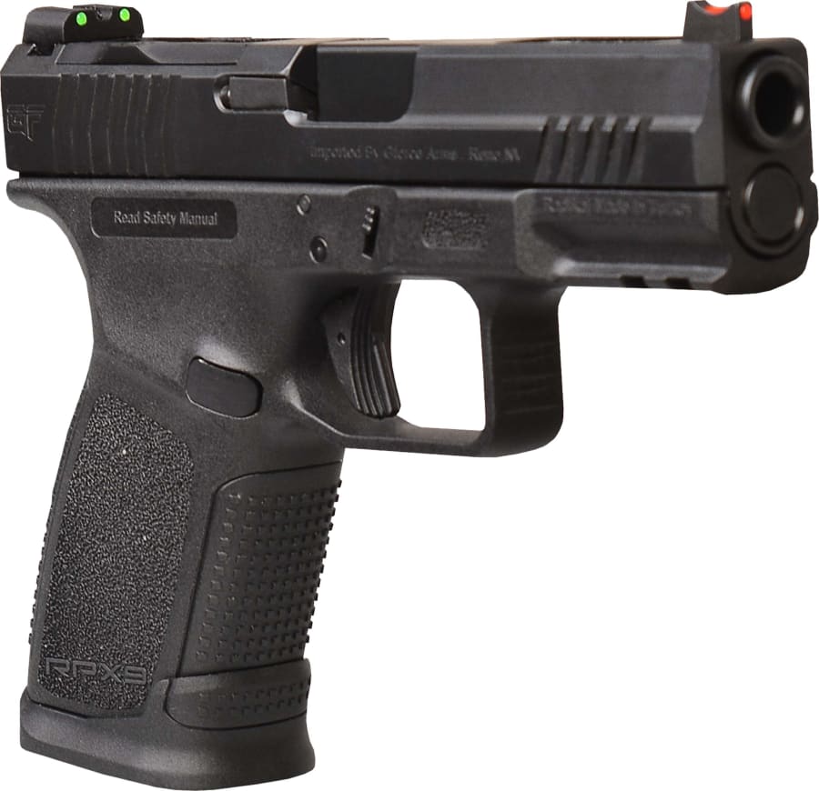 GForce Arms RPX9 Exodus Tactical 9mm Luger Pistol, 15+1 rd, 4.02" barrel, Black, Win Cut Slide Blk Optic Cut