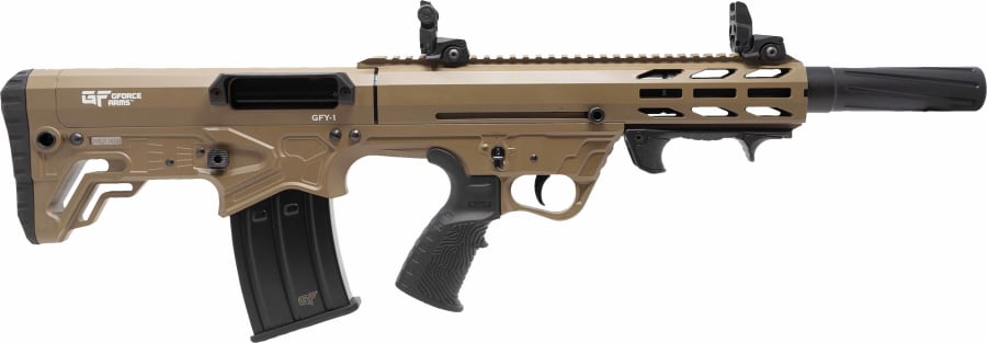 GForce Arms GFY-1 12 Gauge Semi-Automatic Shotgun, 5+1 rd, 18.5" barrel, Flat Dark Earth, Davidson's Exclusive