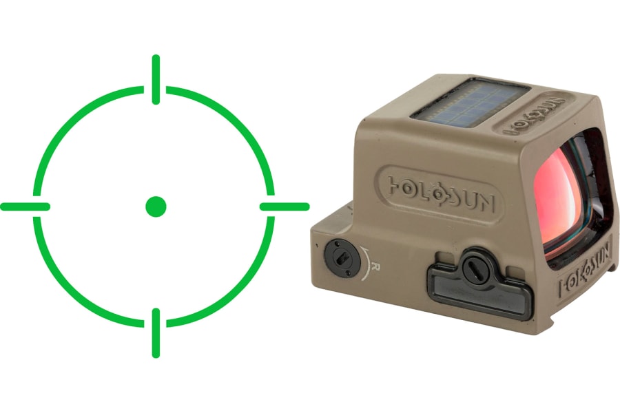 Holosun 509 Reflex Green Solar Titanium FDE