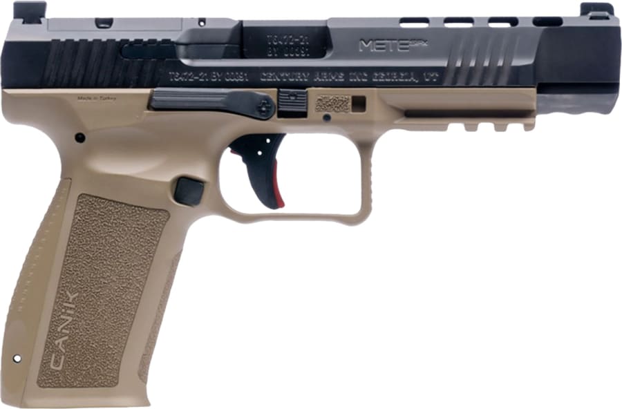 Canik METE SFx 9mm Luger Pistol, 10+1 rd, 5.2" barrel, Black/Brown