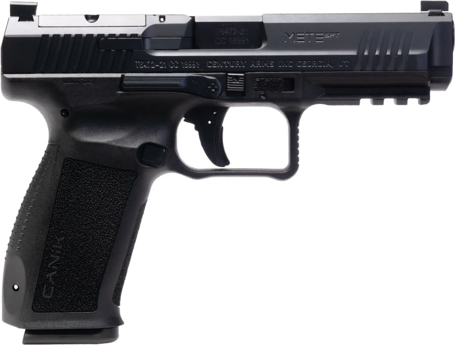 Canik METE SFT 9mm Luger Pistol, 10+1 rd, 4.46" barrel, Black