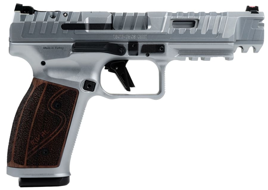 Canik SFx Rival-S 9mm Luger Pistol, 18+1 rd, 5" barrel, Chrome