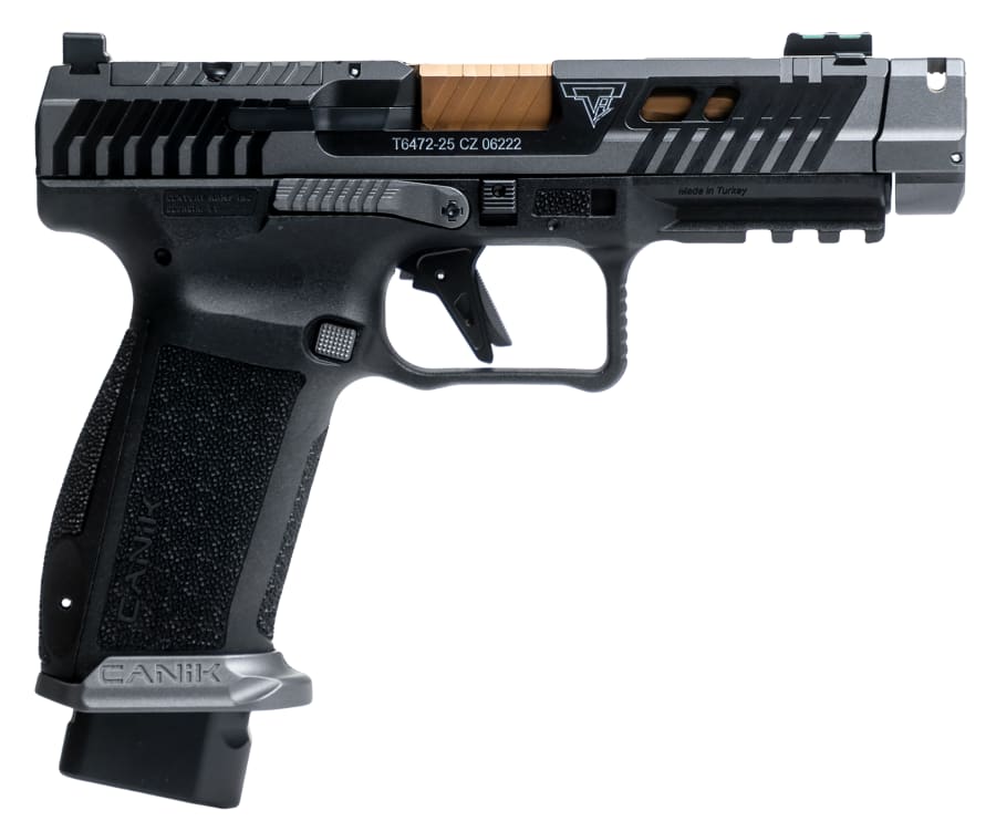 Canik TTi Combat 9mm Luger Pistol, 18+1 rd, 4.6" barrel, Smoke (Model HG7854S-N)