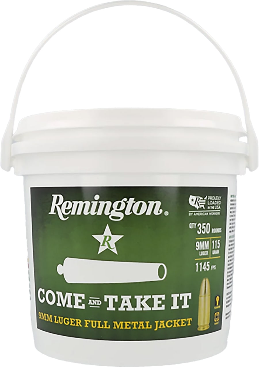 Remington UMC 9mm Luger, 115 gr Full Metal Jacket, 350 rounds