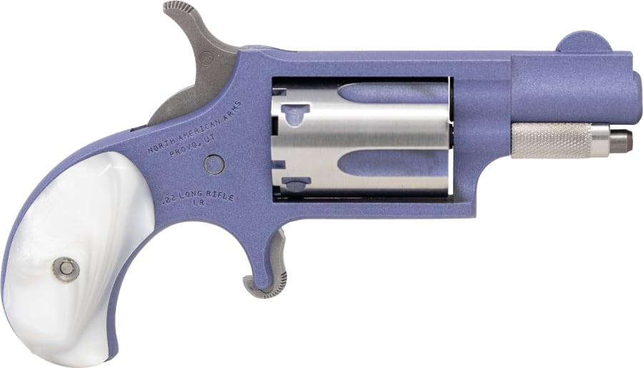 North American Arms Mini-Revolver 22 LR, 5 rd, 1.125" barrel, Orchid Cerakote (Model NAA-22LR-ORCHID)