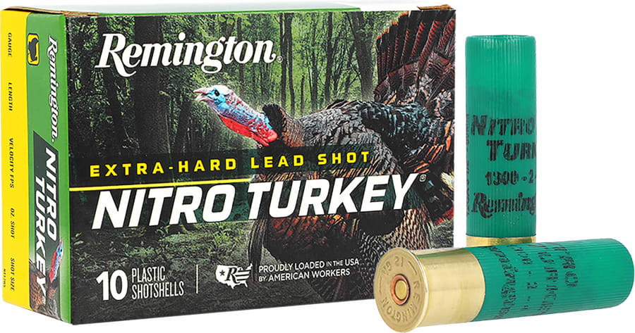 Remington Nitro Turkey Magnum 12 Gauge, 3.5" shell, size 5 shot, 10 rounds