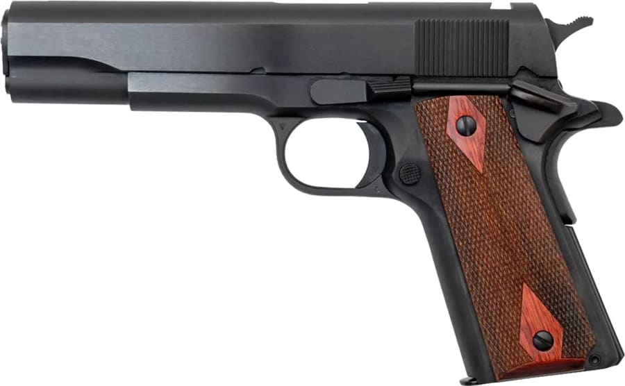 Colt Government 1911 Engravers 45 Auto Pistol, 7+1 rd, 5" barrel, Blue