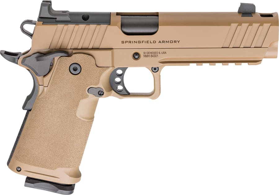 Springfield Armory USA Prodigy Optic Ready 9mm Luger Pistol, 10+1 rd, 5" barrel, Brown
