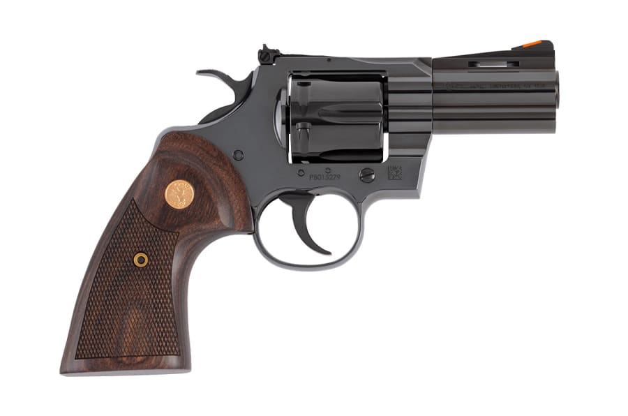 Colt Python 357 Mag Revolver, 6 rd, 3" barrel, Blue (Model PYTHON-BP3WTS)