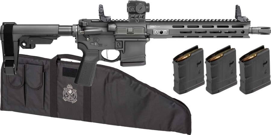 Springfield Armory USA Saint Victor 2.0 Gear Pac 5.56 NATO Pistol, 10+1 rd, 11.5" barrel, Black