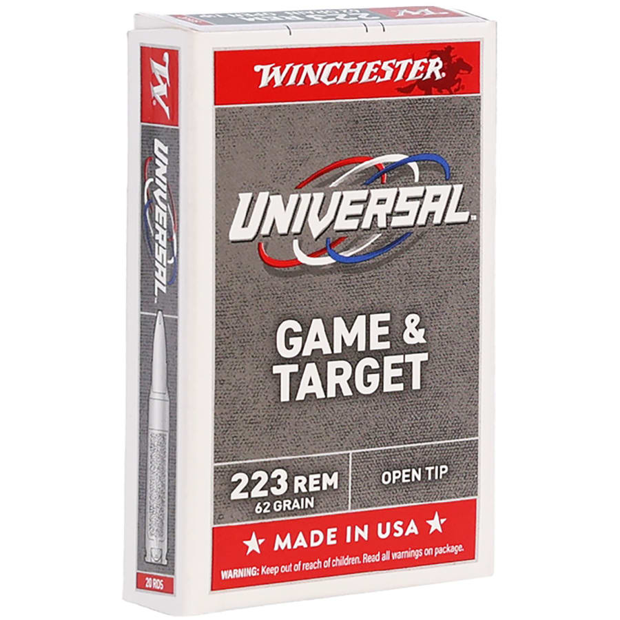 Winchester USA 223 Rem, 62 gr Open Tip, 20 rounds