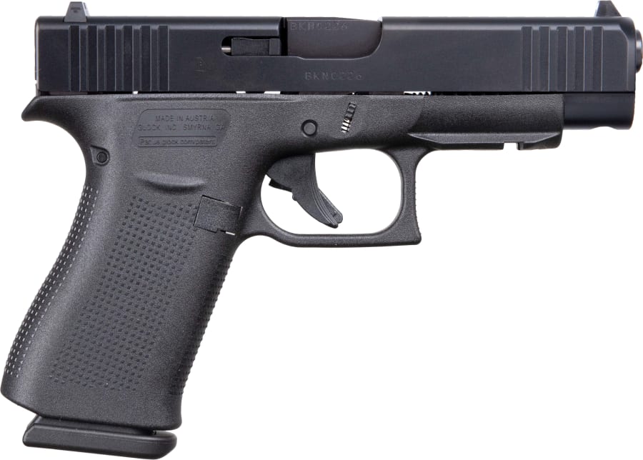 Glock 48 FR 9mm Luger Pistol, 10+1 rd, 4.17" barrel, Black (Model UA4850201FR)