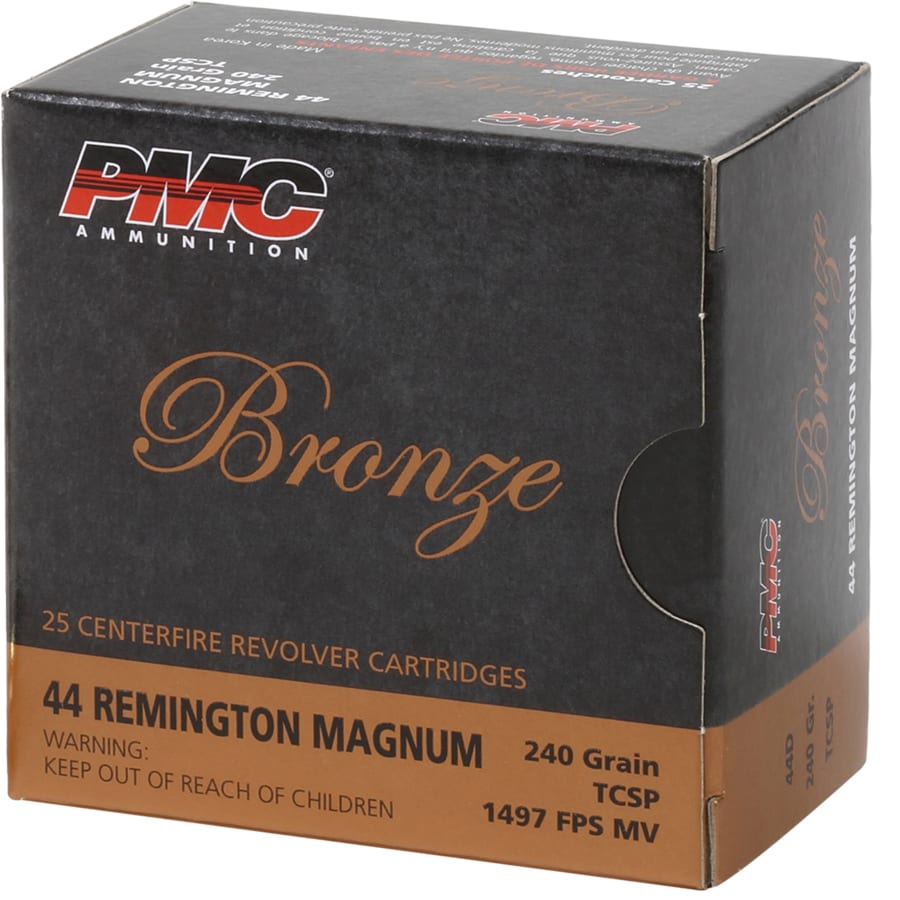 PMC Bronze 44 Rem Mag, 240 gr Truncated Cone SP, 25 rounds