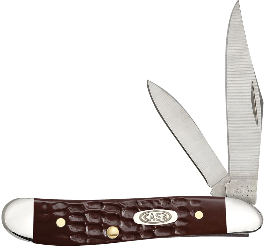 Case Peanut Jigged Brown Synthetic