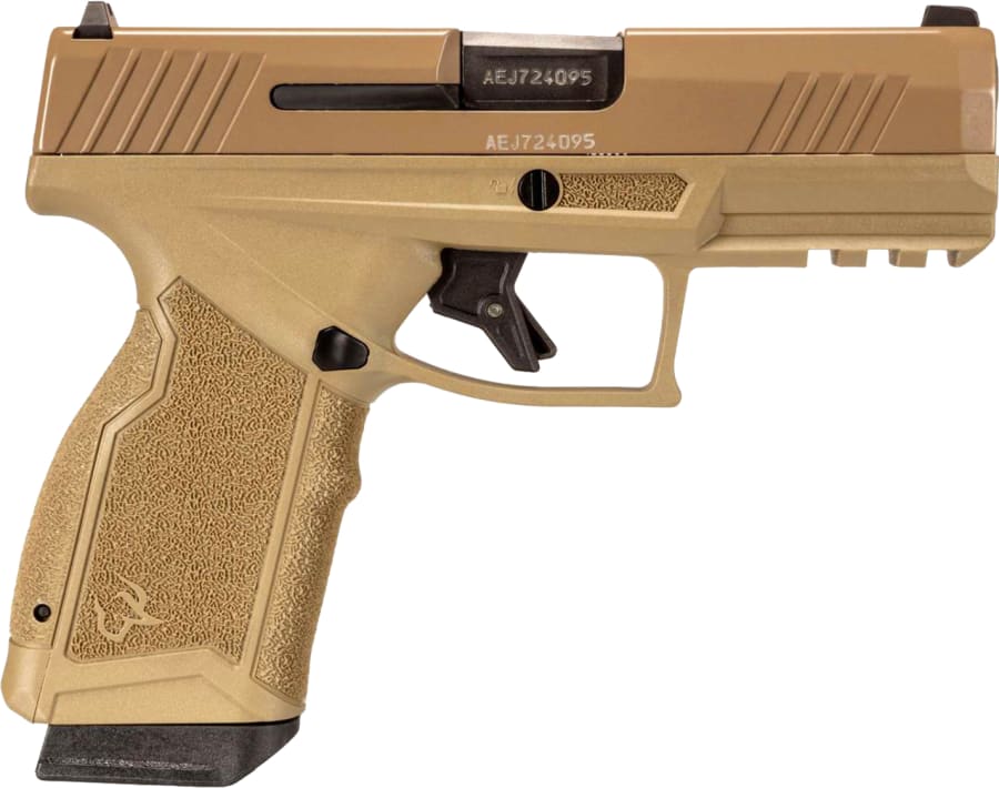 Taurus GX4 Carry 9mm Luger Pistol, 15+1 rd, 3.7" barrel, Brown