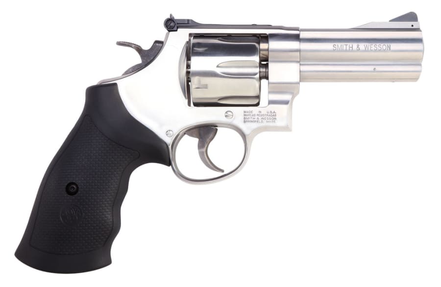 Smith & Wesson 610 10mm Auto Revolver, 6 rd, 4" barrel, Stainless Steel