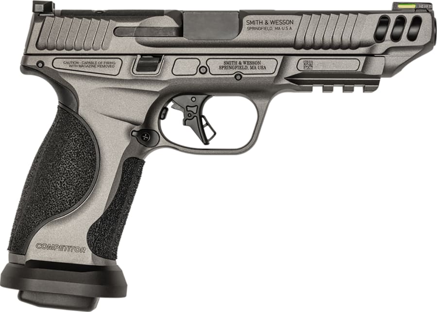 Smith & Wesson M&P9 M2.0 Metal Optics Ready 9mm Luger Pistol, 17+1 rd, 5" barrel, Gray