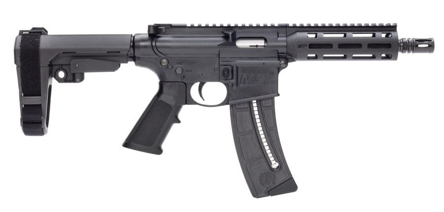 Smith & Wesson M&P15-22 Pistol 22 LR, 25+1 rd, 8" barrel, Black