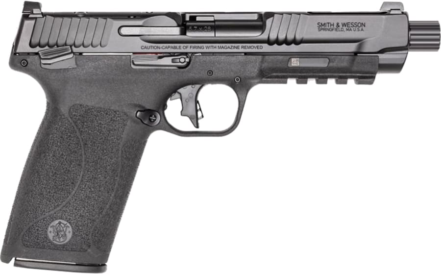 Smith & Wesson M&P 5.7 Optics Ready 5.7x28mm Pistol, 22+1 rd, 5" barrel, Black (Model 13347)