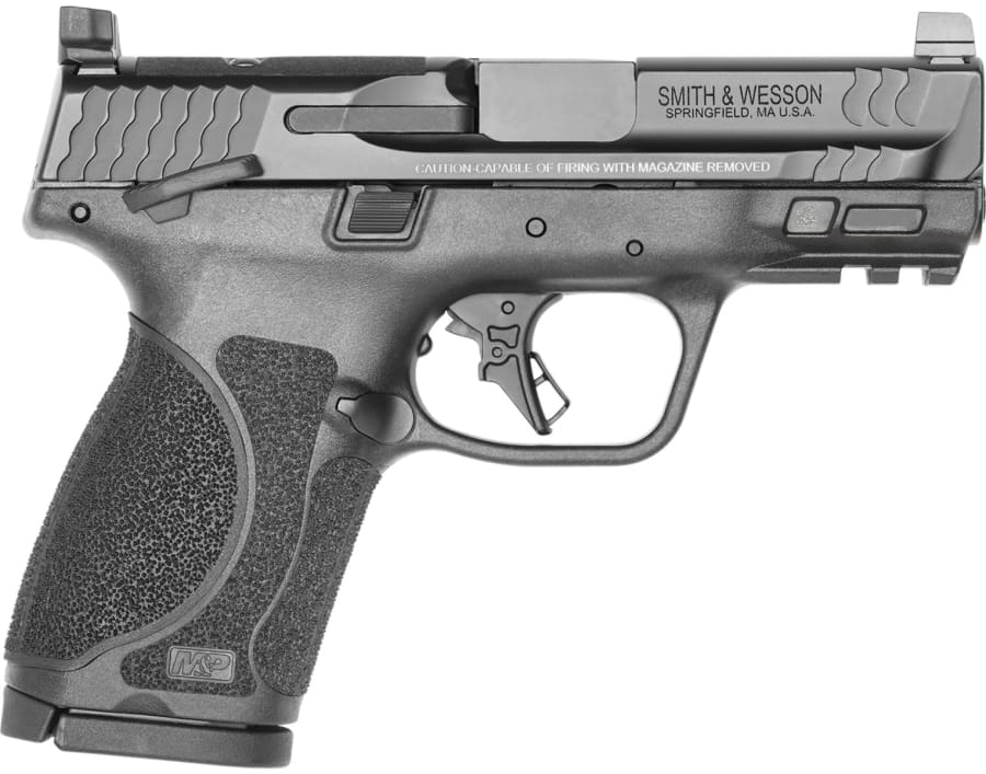 Smith & Wesson M&P9 M2.0 Compact Optics Rdy 9mm Luger Pistol, 15+1 rd, 3.6" barrel, Black (Model 13570)