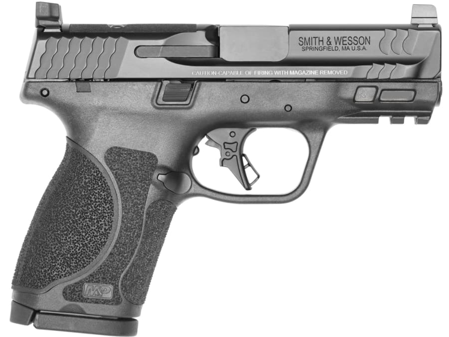 Smith & Wesson M&P9 M2.0 Compact Optics Rdy 9mm Luger Pistol, 15+1 rd, 3.6" barrel, Black (Model 13571)