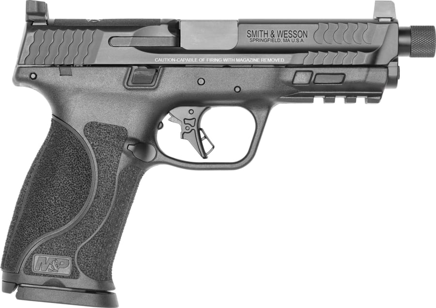 Smith & Wesson M&P9 M2.0 Optics Ready TB 9mm Luger Pistol, 17+1 rd, 4.625" barrel, Black